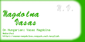 magdolna vasas business card